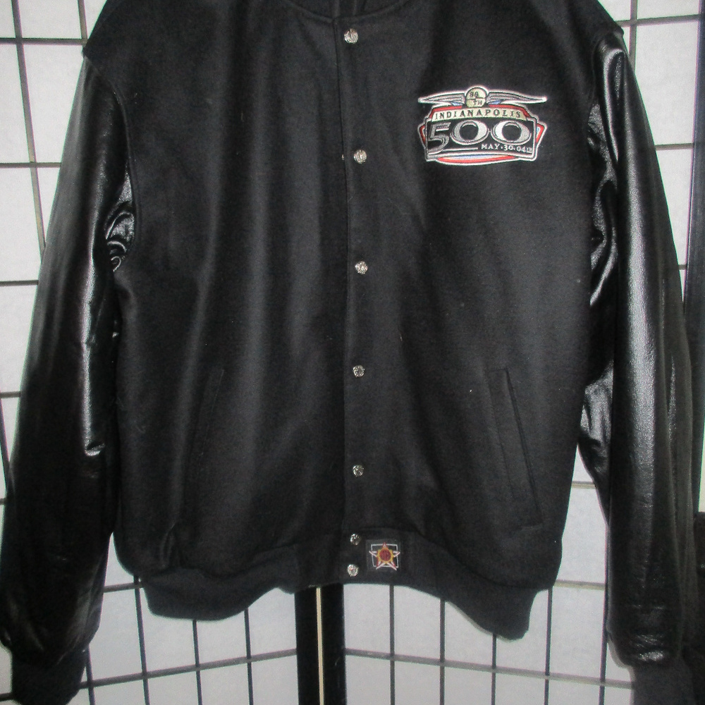 2004 INDIANAPOLIS 500 RACE LEATHER JACKET HAMILTON - Picture 7 of 7